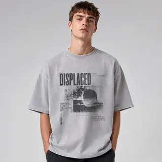 Washed heavyweight T-shirt production example