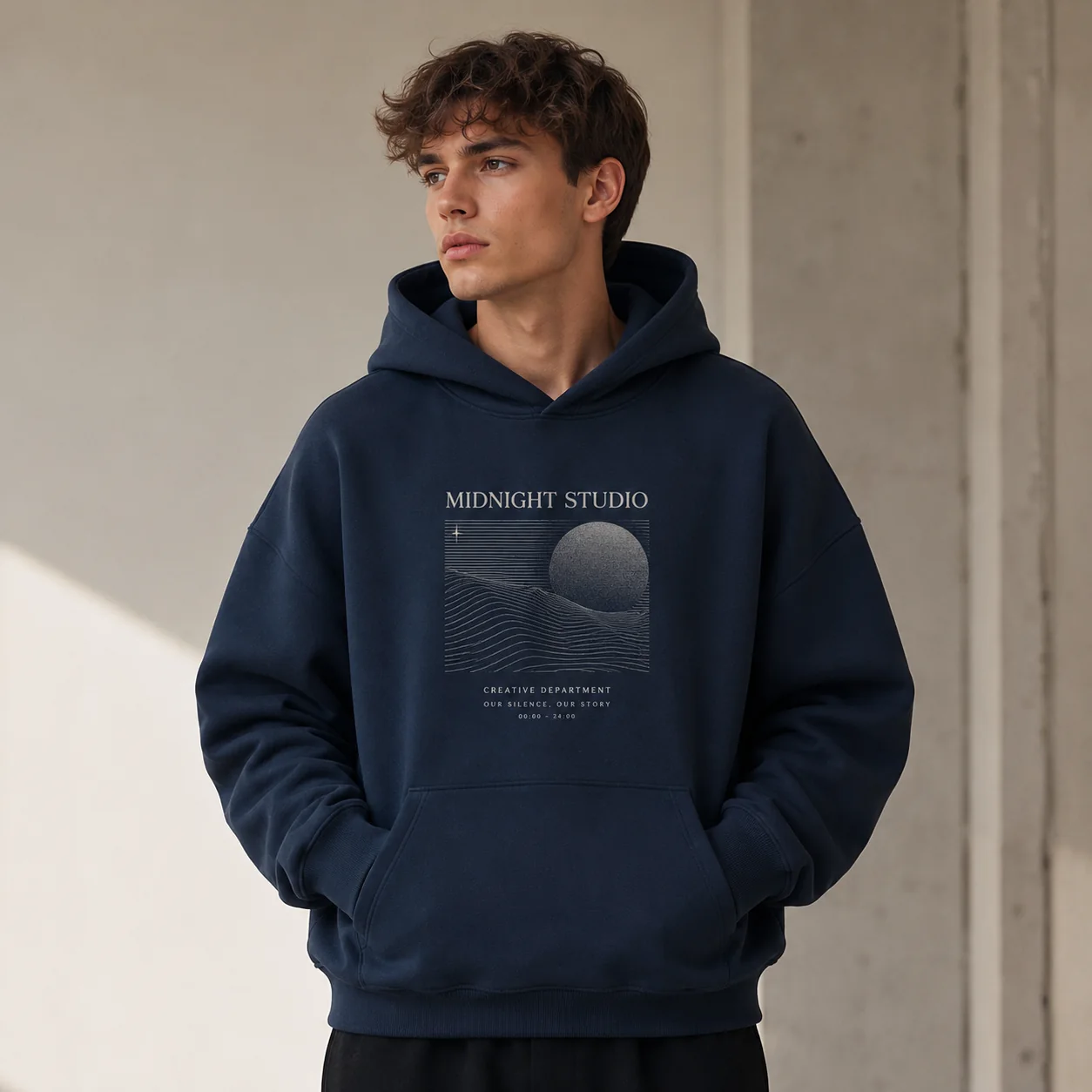 400GSM Fleece-Lined Oversized Hoodie